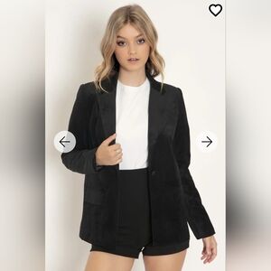 Black Milk Velvet Blazer constellation celestial sz US 2 AU 6